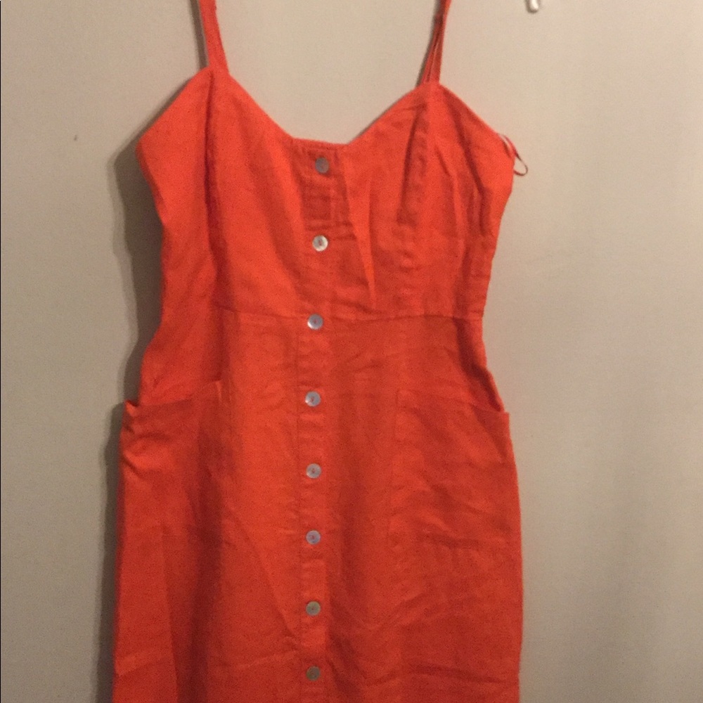 Cynthia Rowley 100% Linen Sundress sz 6-Like New!